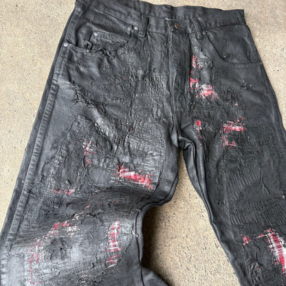 “Molt” Coated denim