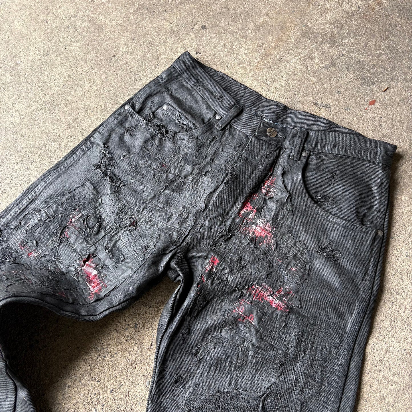 “Molt” Coated denim