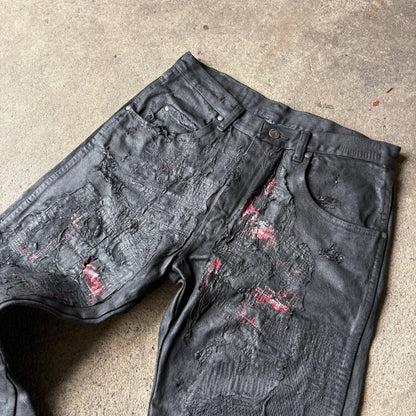 “Molt” Coated denim