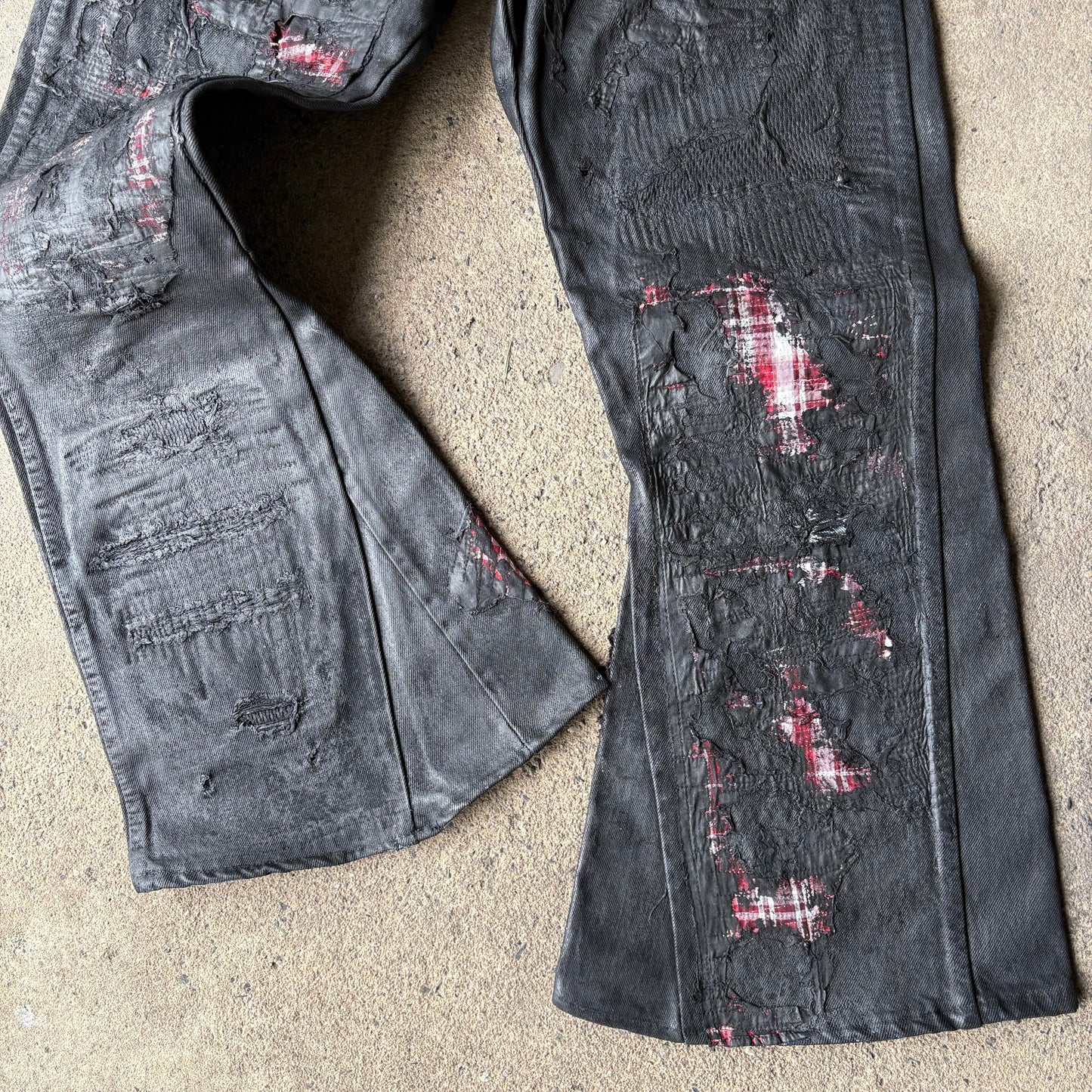 “Molt” Coated denim