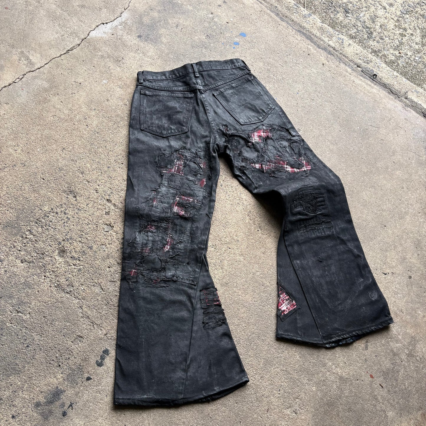 “Molt” Coated denim