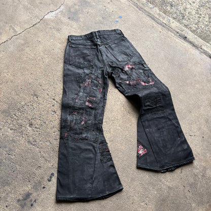 “Molt” Coated denim