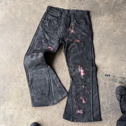 “Molt” Coated denim