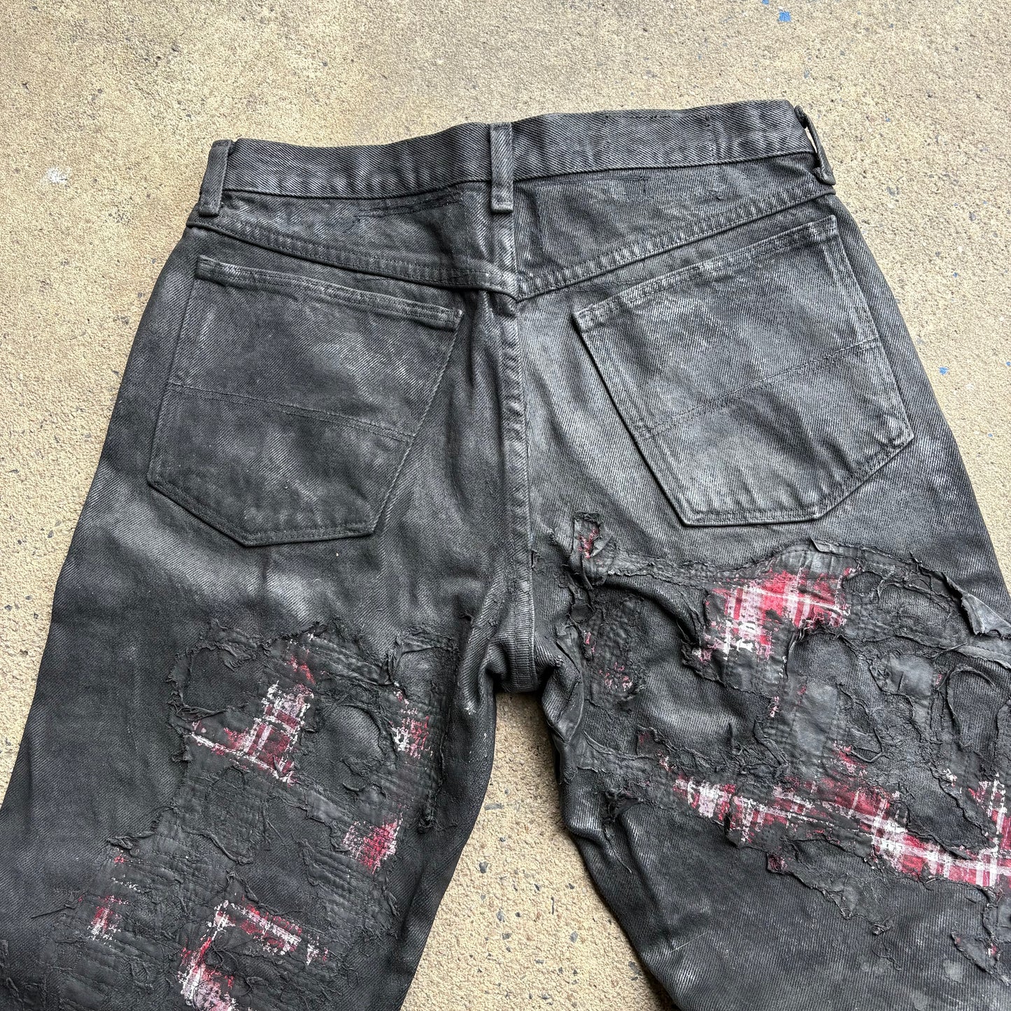 “Molt” Coated denim